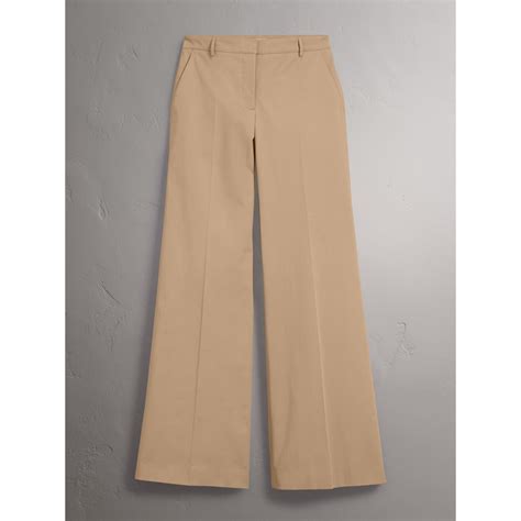 burberry wide leg pants|burberry leggings women's.